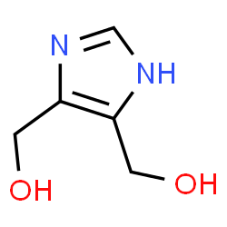 ChemSpider 2D Image | 1H-Imidazole-4,5-diyldimethanol | C5H8N2O2