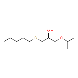 ChemSpider 2D Image | 1-Isopropoxy-3-(pentylsulfanyl)-2-propanol | C11H24O2S