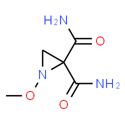 ChemSpider 2D Image | 1-Methoxy-2,2-aziridinedicarboxamide | C5H9N3O3