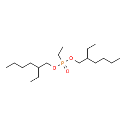 ChemSpider 2D Image | Bis(2-ethylhexyl) ethylphosphonate | C18H39O3P