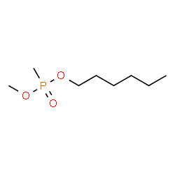 ChemSpider 2D Image | Hexyl methyl methylphosphonate | C8H19O3P