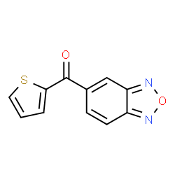 ChemSpider 2D Image | 2,1,3-Benzoxadiazol-5-yl(2-thienyl)methanone | C11H6N2O2S