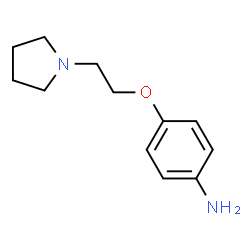 ChemSpider 2D Image | 4-[2-(pyrrolidin-1-yl)ethoxy]aniline | C12H18N2O