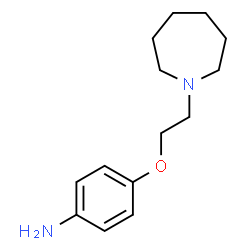 ChemSpider 2D Image | 4-[2-(1-Azepanyl)ethoxy]aniline | C14H22N2O