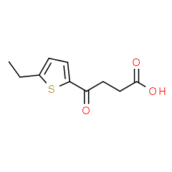 ChemSpider 2D Image | 4-(5-ethyl-2-thienyl)-4-oxobutyric acid | C10H12O3S