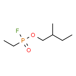 ChemSpider 2D Image | 2-Methylbutyl ethylphosphonofluoridate | C7H16FO2P