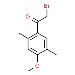ChemSpider 2D Image | 2-Bromo-1-(4-methoxy-2,5-dimethylphenyl)ethanone | C11H13BrO2