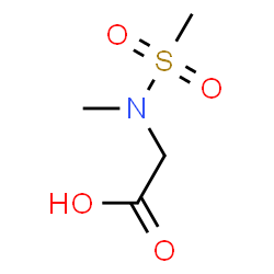 ChemSpider 2D Image | N-Methyl-N-(methylsulfonyl)glycine | C4H9NO4S
