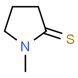 ChemSpider 2D Image | 1-Methyl-2-pyrrolidinethione | C5H9NS