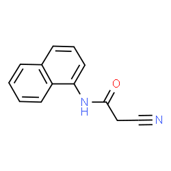 ChemSpider 2D Image | 2-Cyano-N-(1-naphthyl)acetamide | C13H10N2O