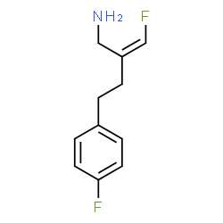 ChemSpider 2D Image | (2Z)-2-(Fluoromethylene)-4-(4-fluorophenyl)-1-butanamine | C11H13F2N