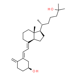 ChemSpider 2D Image | 5-trans-25-hydroxycholecalciferol | C27H44O2