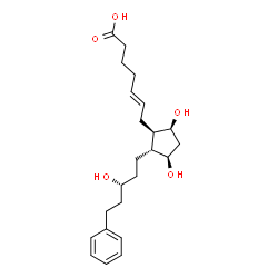 ChemSpider 2D Image | 5-trans Latanoprost (free acid) | C23H34O5