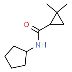 ChemSpider 2D Image | N-Cyclopentyl-2,2-dimethylcyclopropanecarboxamide | C11H19NO