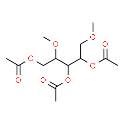 ChemSpider 2D Image | 1,3,4-Tri-O-acetyl-2,5-di-O-methylpentitol | C13H22O8