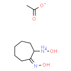 ChemSpider 2D Image | Hydroxy[(2Z)-2-(hydroxyimino)cycloheptyl]ammonium acetate | C9H18N2O4