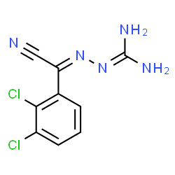 ChemSpider 2D Image | (E)-2,3-DICHLOROBENZENE-1-CARBOHYDRAZONOYL CYANIDE | C9H7Cl2N5