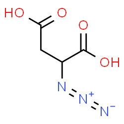 ChemSpider 2D Image | 2-Azidosuccinic acid | C4H5N3O4