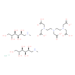 ChemSpider 2D Image | Gadopentetate dimeglumine | C28H54GdN5O20