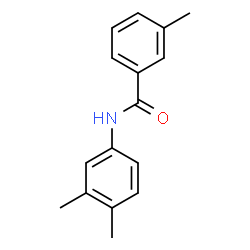 ChemSpider 2D Image | N-(3,4-Dimethylphenyl)-3-methylbenzamide | C16H17NO