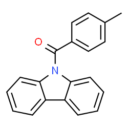 ChemSpider 2D Image | Carbazol-9-yl-p-tolyl-methanone | C20H15NO