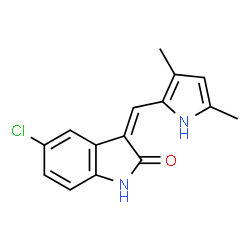 ChemSpider 2D Image | su5614 | C15H13ClN2O
