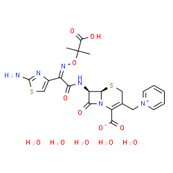 ChemSpider 2D Image | (Z)-Ceftazidime pentahydrate | C22H32N6O12S2