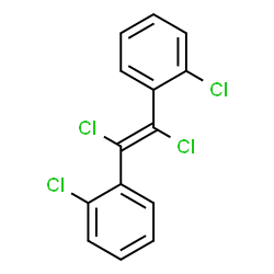 ChemSpider 2D Image | 1,1'-[(E)-1,2-Dichloro-1,2-ethenediyl]bis(2-chlorobenzene) | C14H8Cl4