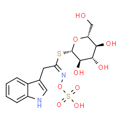 ChemSpider 2D Image | indolylmethylglucosinolate | C16H20N2O9S2