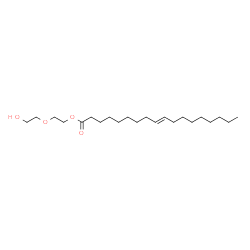 ChemSpider 2D Image | 2-(2-Hydroxyethoxy)ethyl (9E)-9-octadecenoate | C22H42O4
