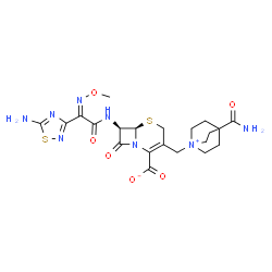ChemSpider 2D Image | Cefclidin | C21H26N8O6S2