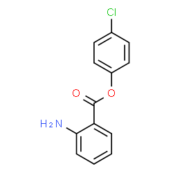 ChemSpider 2D Image | 4-Chlorophenyl anthranilate | C13H10ClNO2