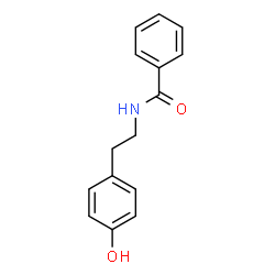 ChemSpider 2D Image | N-Benzoyltyramine | C15H15NO2
