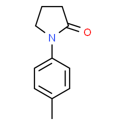 ChemSpider 2D Image | 1-p-Tolyl-pyrrolidin-2-one | C11H13NO