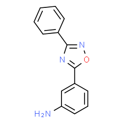 ChemSpider 2D Image | 3-(3-Phenyl-1,2,4-oxadiazol-5-yl)aniline | C14H11N3O