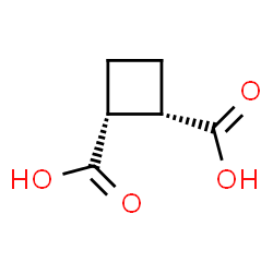 ChemSpider 2D Image | CIS-CYCLOBUTANE-1,2-DICARBOXYLIC ACID | C6H8O4