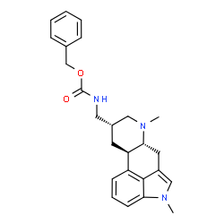 ChemSpider 2D Image | Benzyl {[(8alpha)-1,6-dimethylergolin-8-yl]methyl}carbamate | C25H29N3O2