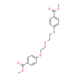 ChemSpider 2D Image | Dimethyl 4,4'-[oxybis(2,1-ethanediyloxy)]dibenzoate | C20H22O7