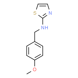 ChemSpider 2D Image | N-(4-methoxybenzyl)thiazol-2-amine | C11H12N2OS