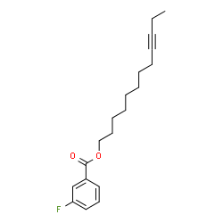 ChemSpider 2D Image | 9-Dodecyn-1-yl 3-fluorobenzoate | C19H25FO2