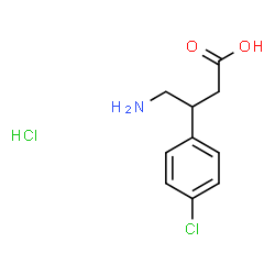 ChemSpider 2D Image | BACLOFEN HYDROCHLORIDE | C10H13Cl2NO2