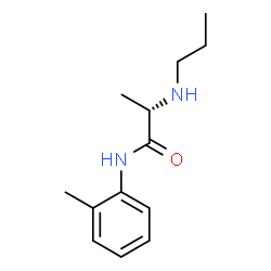 ChemSpider 2D Image | N-(2-Methylphenyl)-N~2~-propyl-L-alaninamide | C13H20N2O
