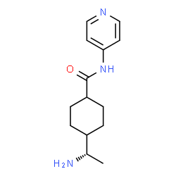 ChemSpider 2D Image | 4-[(1S)-1-Aminoethyl]-N-(4-pyridinyl)cyclohexanecarboxamide | C14H21N3O