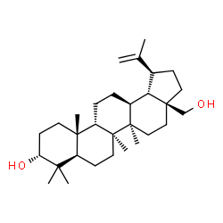 ChemSpider 2D Image | (3alpha,8alpha,9beta,13alpha,18beta,19beta)-Lup-20(29)-ene-3,28-diol | C30H50O2