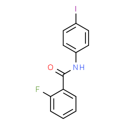 ChemSpider 2D Image | 2-Fluoro-N-(4-iodophenyl)benzamide | C13H9FINO