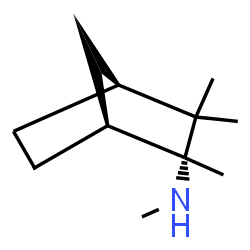 ChemSpider 2D Image | (1S,2R,4S)-N,2,3,3-Tetramethylbicyclo[2.2.1]heptan-2-amine | C11H21N
