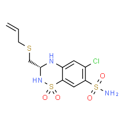 ChemSpider 2D Image | Altizide | C11H14ClN3O4S3