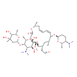 ChemSpider 2D Image | [(4R,5R,6R,7R,9R,10R,11Z,16R)-6-{[(2R,3S,4S,5S,6S)-5-{[(2R,4S,5R,6S)-4,5-Dihydroxy-4,6-dimethyltetrahydro-2H-pyran-2-yl]oxy}-4-(dimethylamino)-3-hydroxy-6-methyltetrahydro-2H-pyran-2-yl]oxy}-10-{[(2R,
5S,6S)-5-(dimethylamino)-6-methyltetrahydro-2H-pyran-2-yl]oxy}-4-hydroxy-5-methoxy-9,16-dimethyl-2-oxooxacyclohexadeca-11,13-dien-7-yl]acetaldehyde | C43H74N2O14