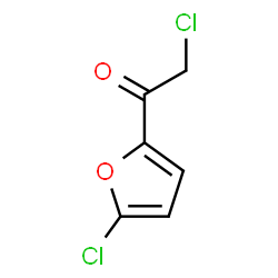ChemSpider 2D Image | 2-Chloro-1-(5-chloro-2-furyl)ethanone | C6H4Cl2O2