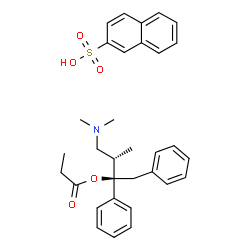 ChemSpider 2D Image | levopropoxyphene napsylate | C32H37NO5S